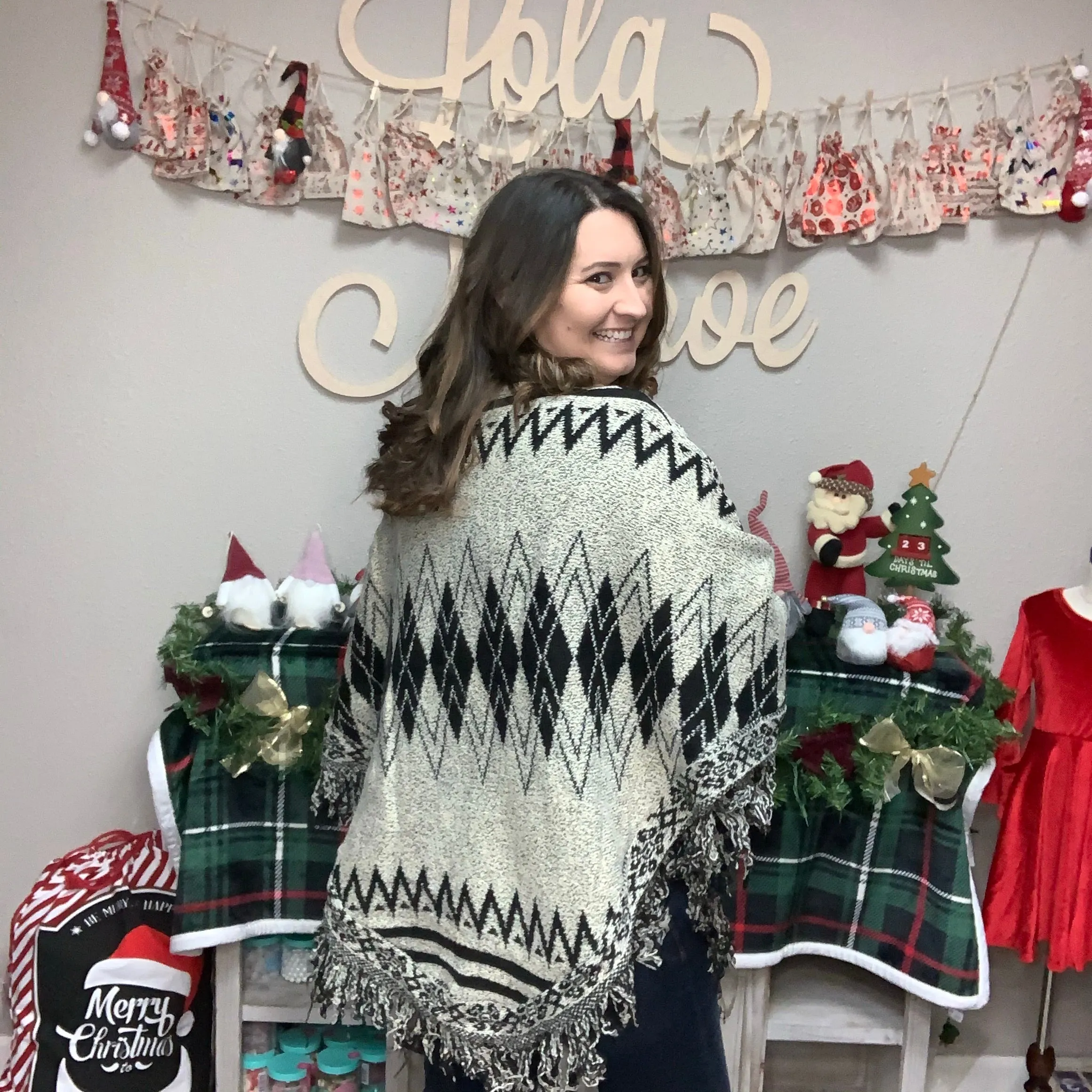 "Got You Covered" Poncho Sweater