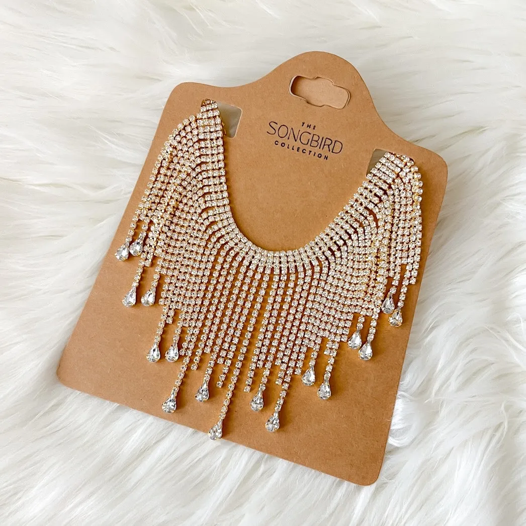 Remy Rhinestone Drop Necklace