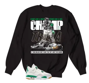 Retro 4 SB Pine Green Sweater - Trilla - Black