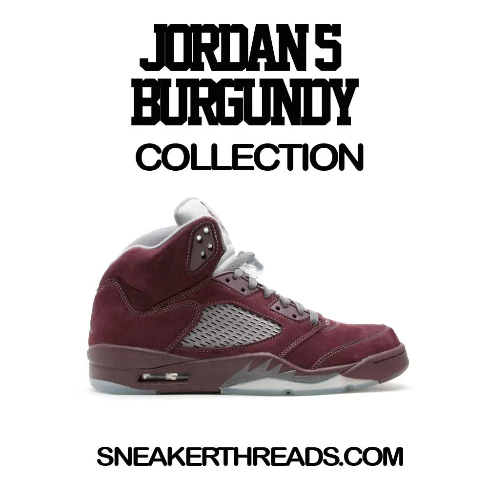 Retro 5 Burgundy St Logo Shirt