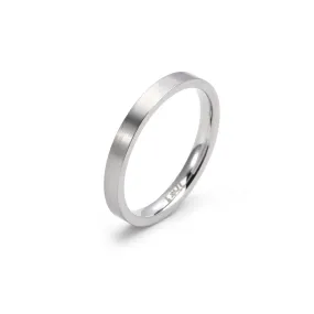 RG101W B.Tiff Stainless Steel Plain Stacking Ring