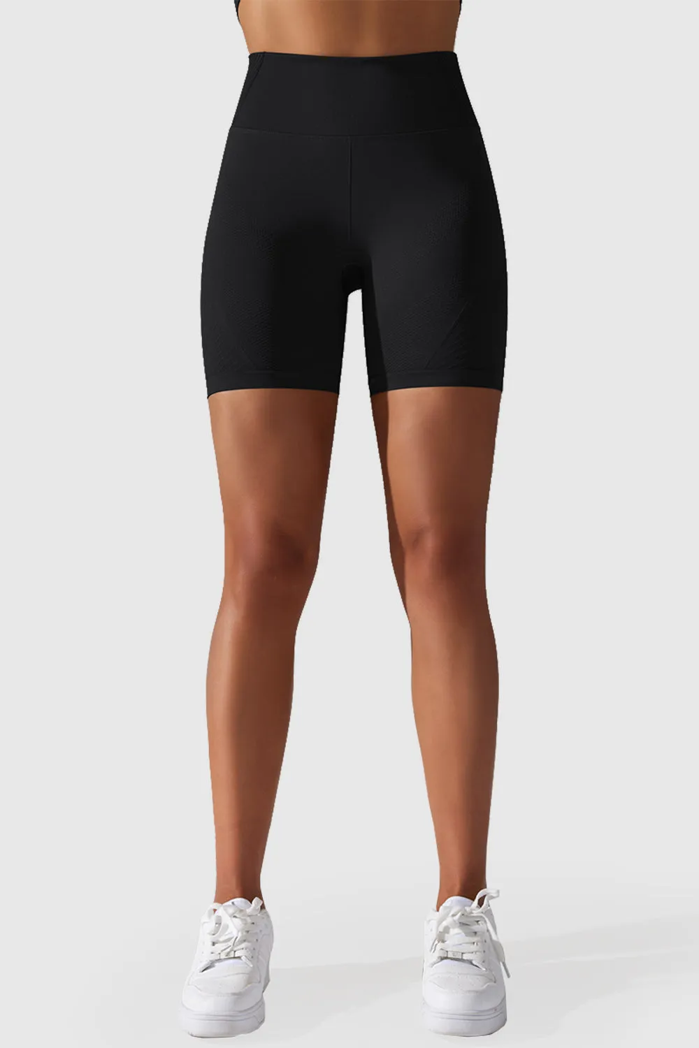 Seamless Mid-waist Yoga Shorts