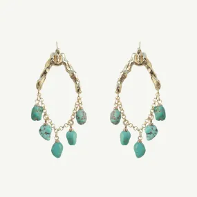 Selene Turquoise Earrings Small