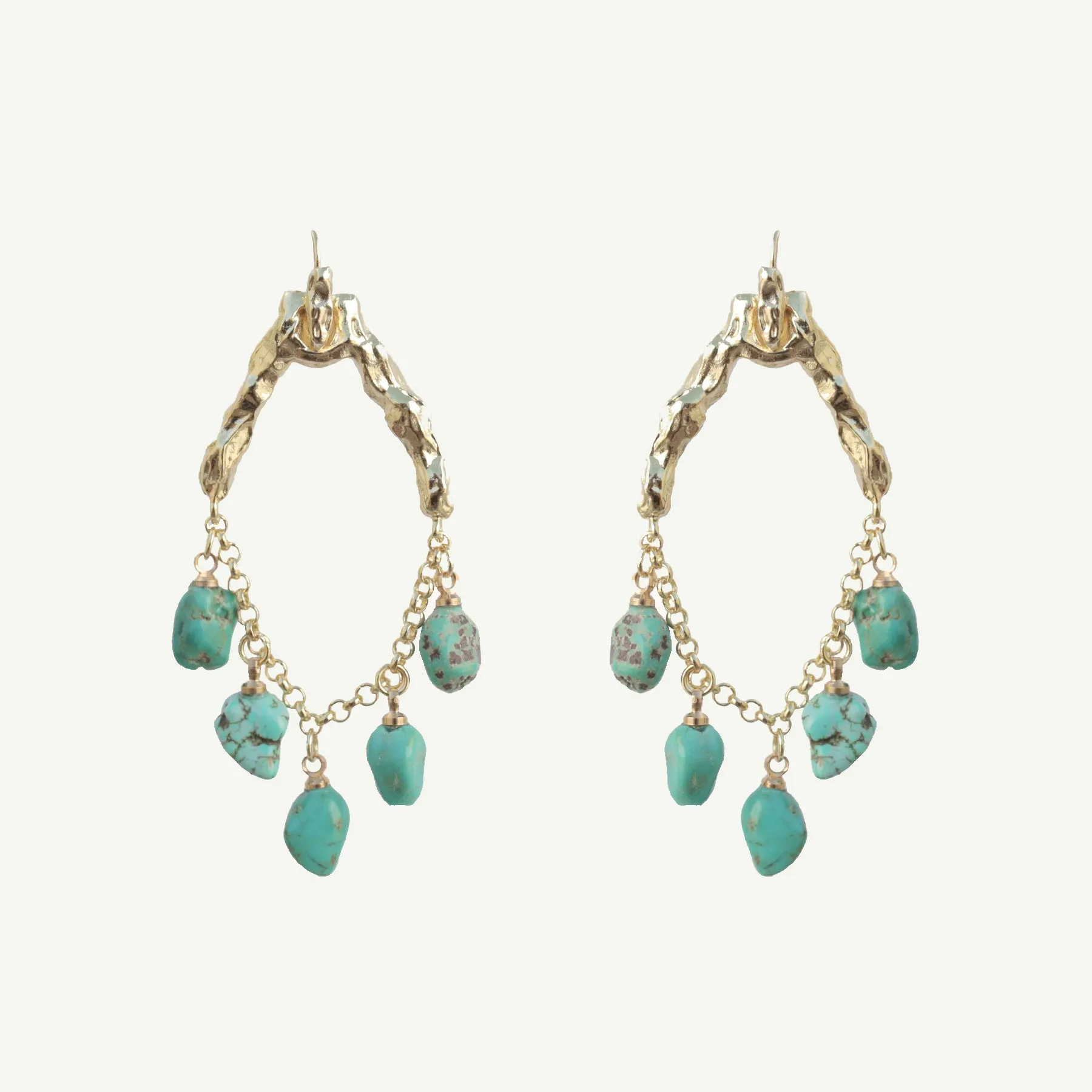 Selene Turquoise Earrings Small