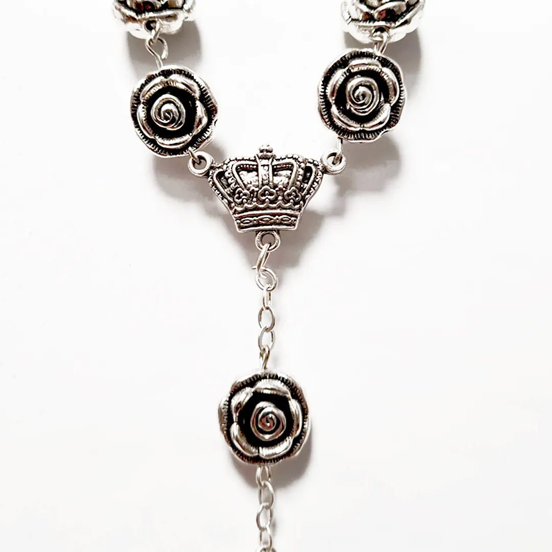 Silver Decade Rosary Roses