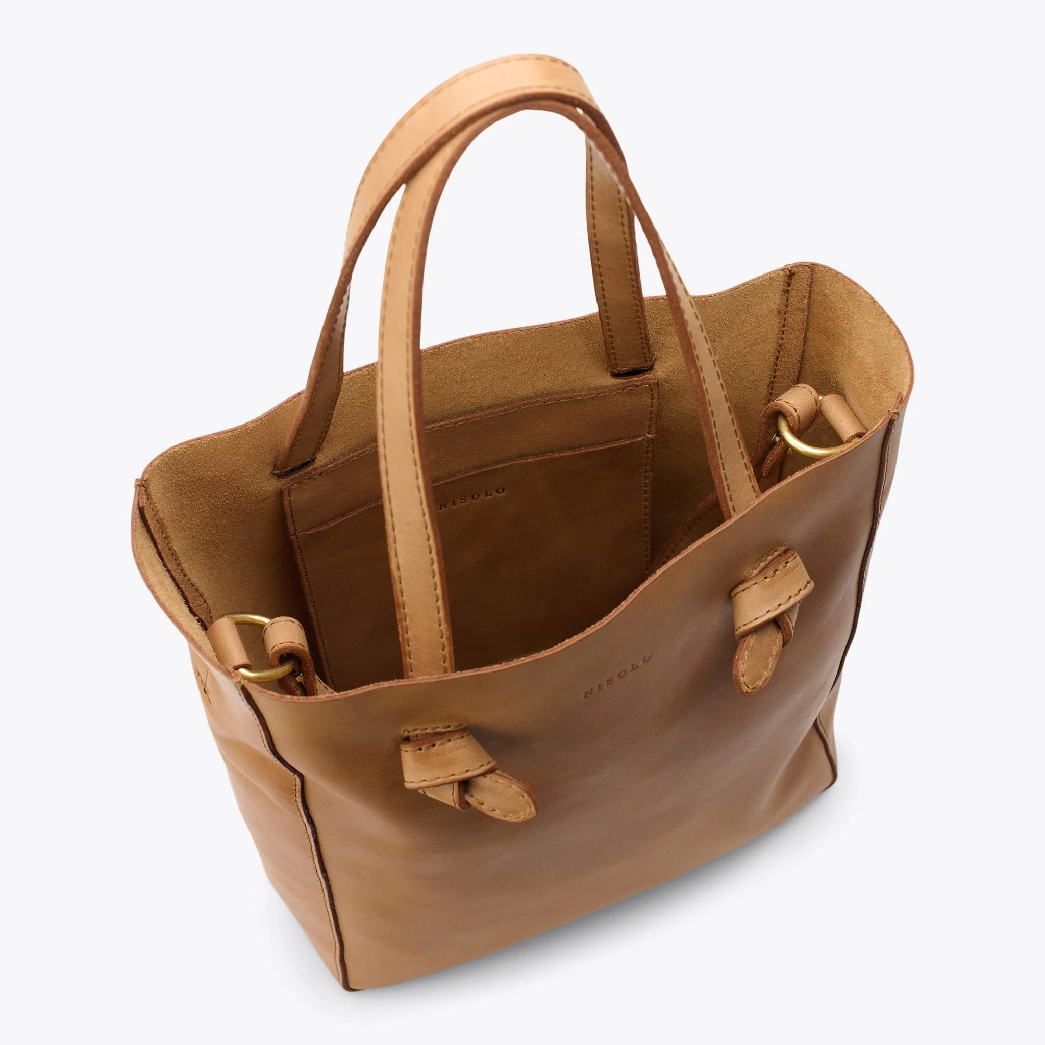 Simone Convertible Shopper Almond