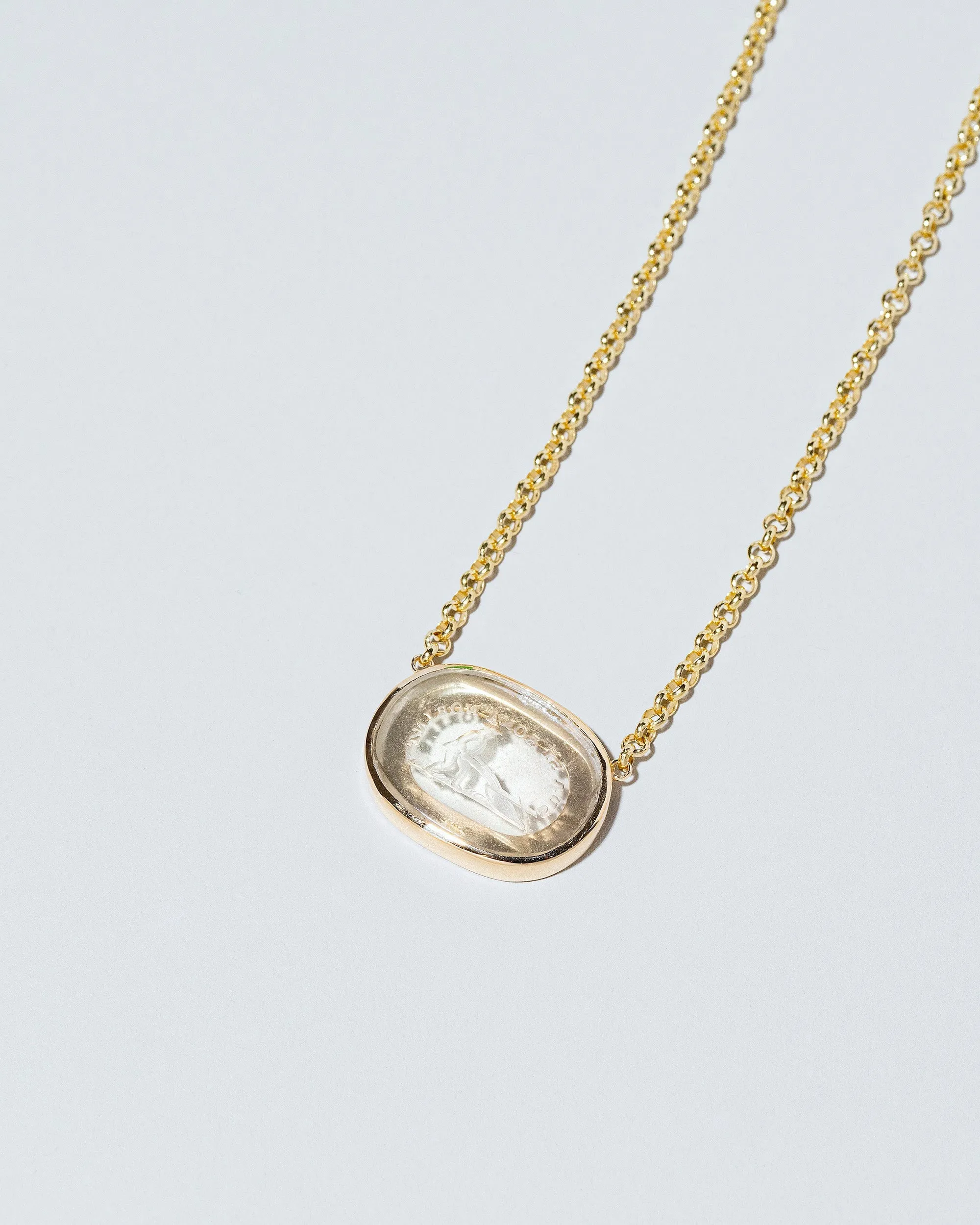 Simplicity Intaglio Seal Necklace