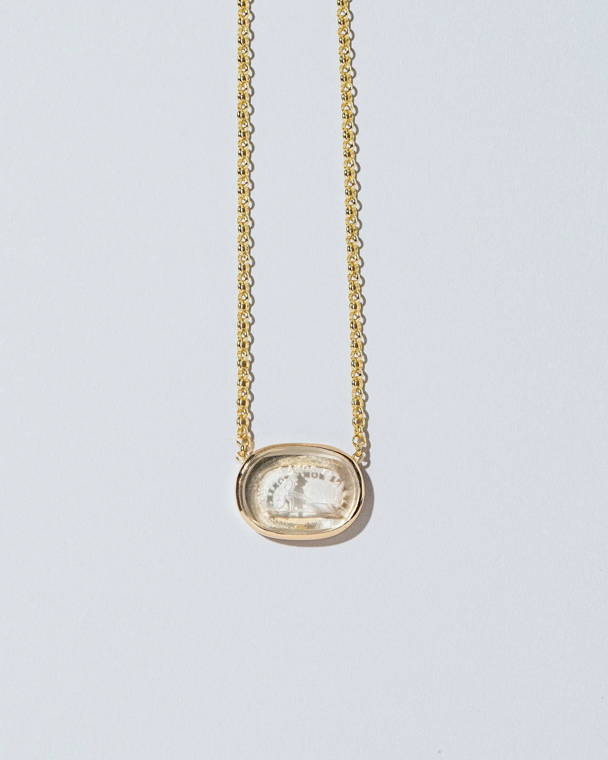 Simplicity Intaglio Seal Necklace