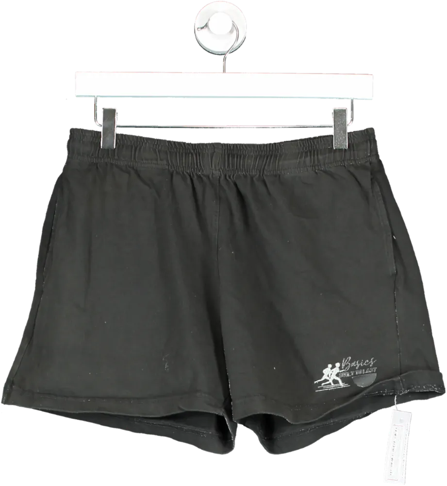 Sisters & Seekers Grey Basics Built To Last Charcoal Shorts UK M