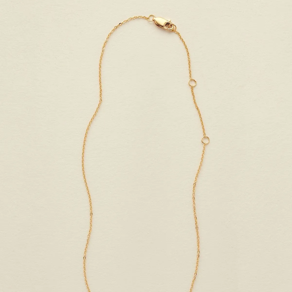 Skinny Vertical Bar Necklace - Triple | Final Sale