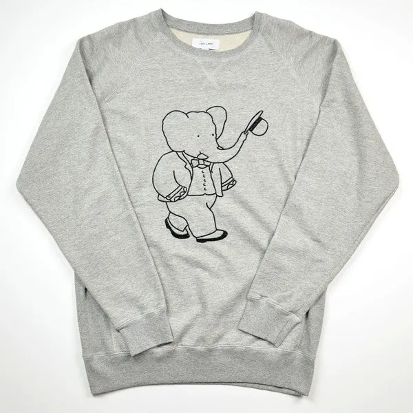 Soulland – Babar Sweat Special – Grey Melange / Black