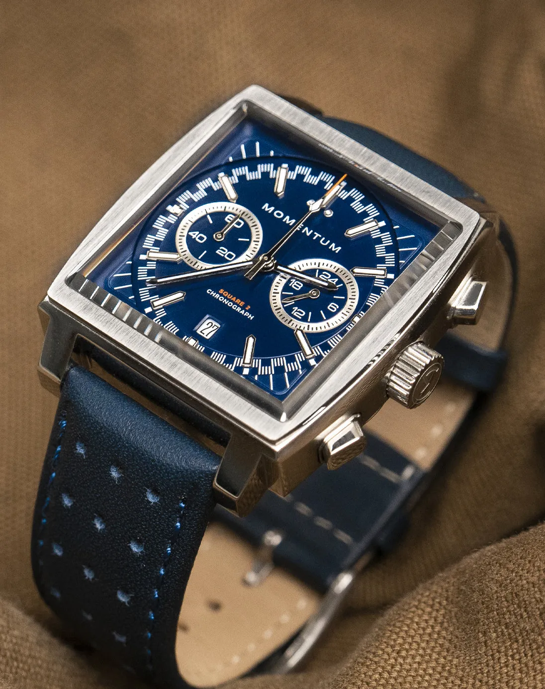 Square 2 Chronograph [39mm] - Blue