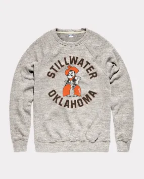 Stillwater Oklahoma Athletic Grey Crewneck