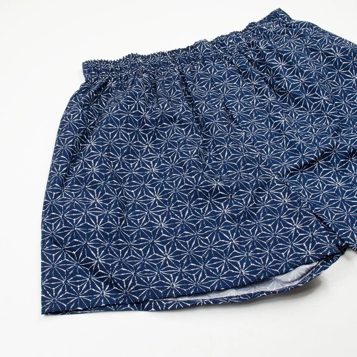 Sunspel - Boxer Shorts - Shibori Stars Navy Print