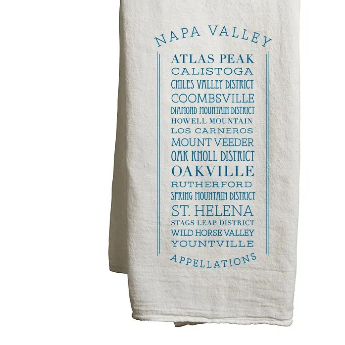 Tea Towels Napa Valley Appellations