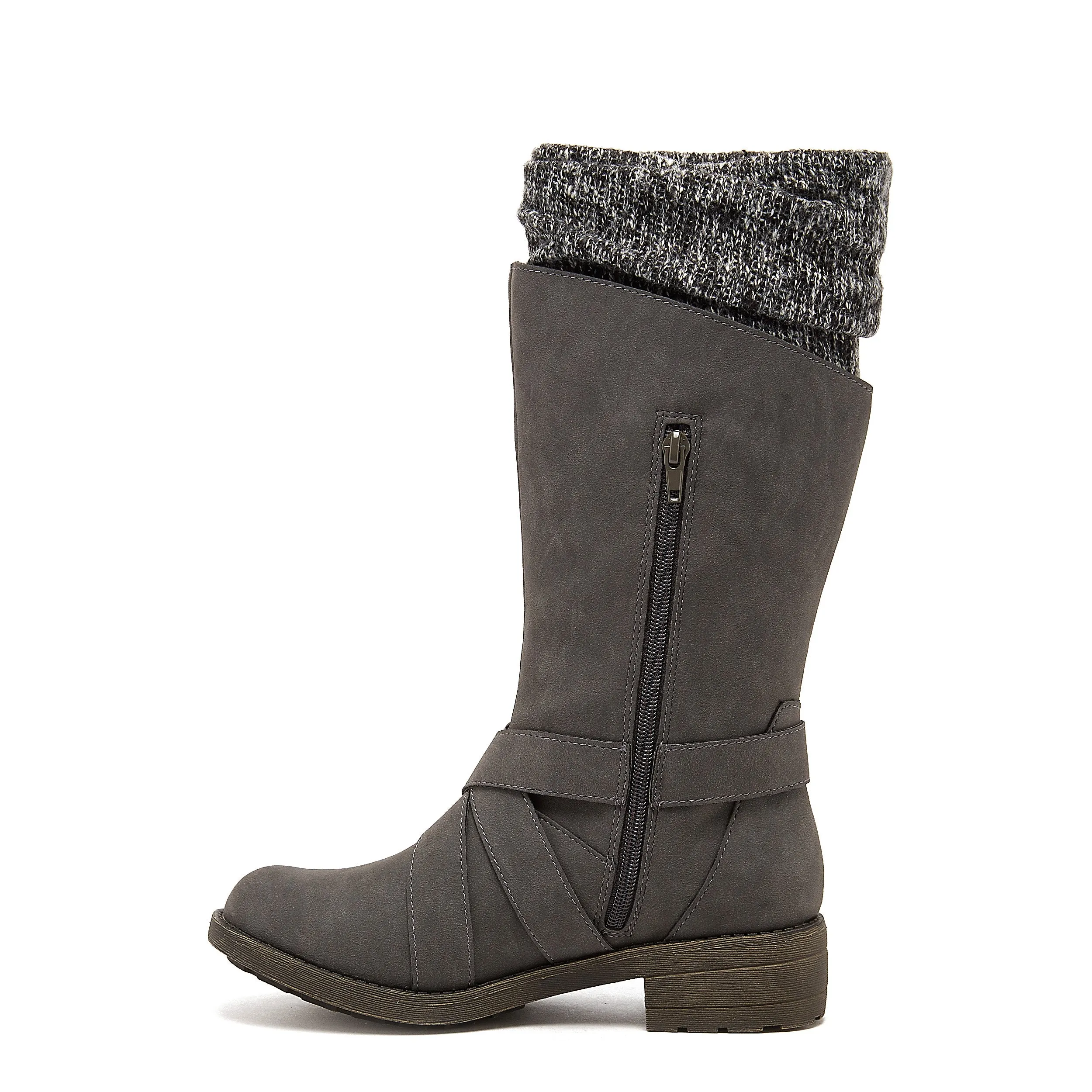 Telsa Charcoal Strap Boot