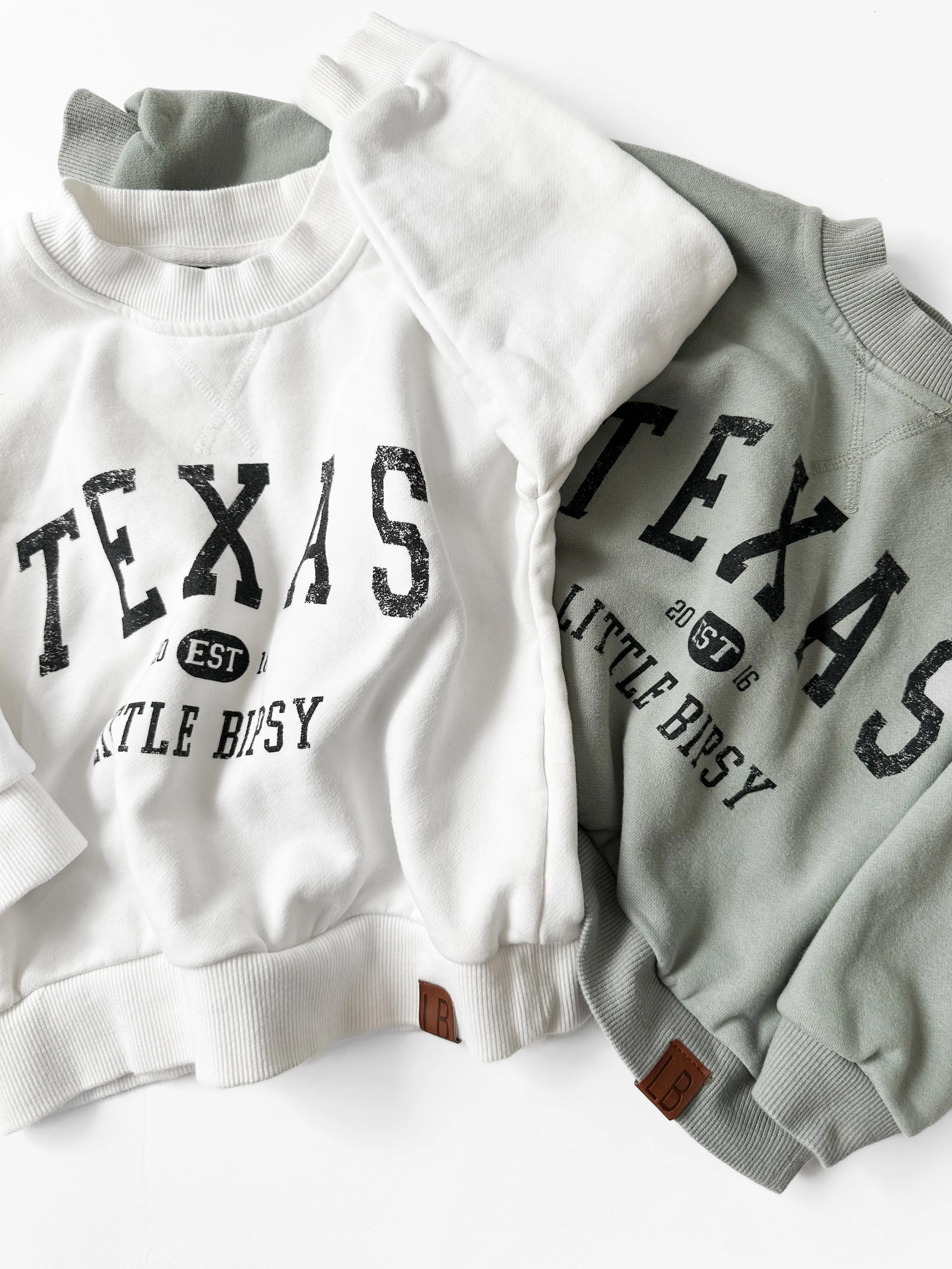 TEXAS Crewneck - Lily White