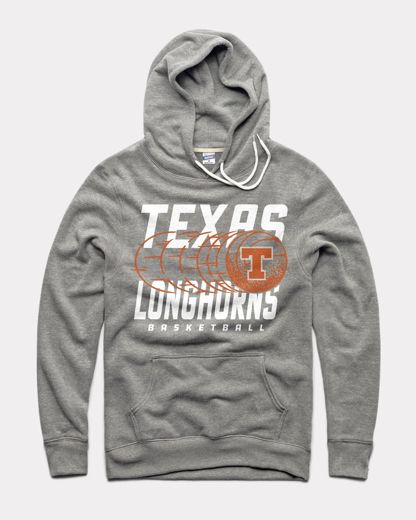 Texas Trailing Basketball Vintage Grey Hoodie