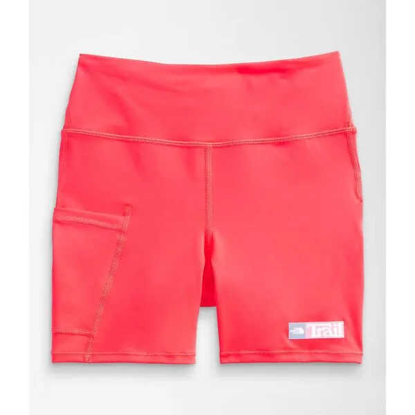 The North Face Movmynt 5" Tight Shorts (Women's) Brilliant Coral