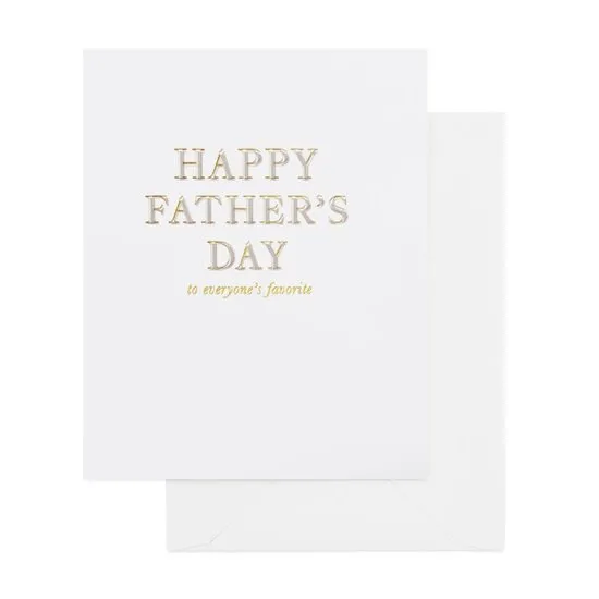 To Everyone's Favorite Father's Day Greeting Card