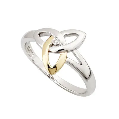 Trinity Ring With Diamond