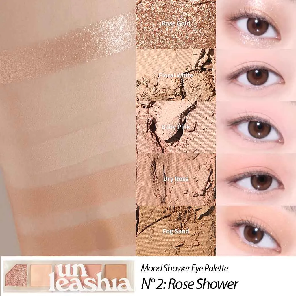 UNLEASHIA Mood Shower Eye Palette