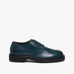 Women's leather derby brogue