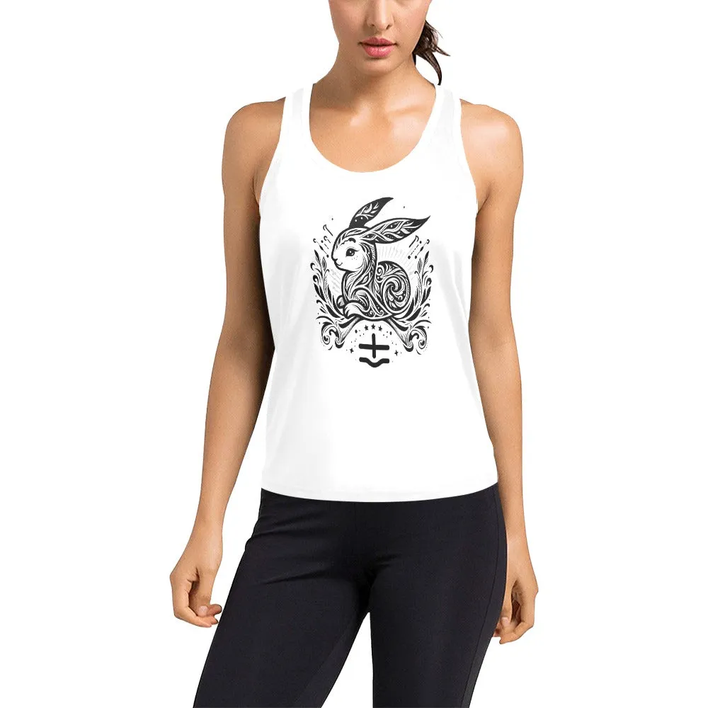 Women's Racerback Tank Top (Model T60)