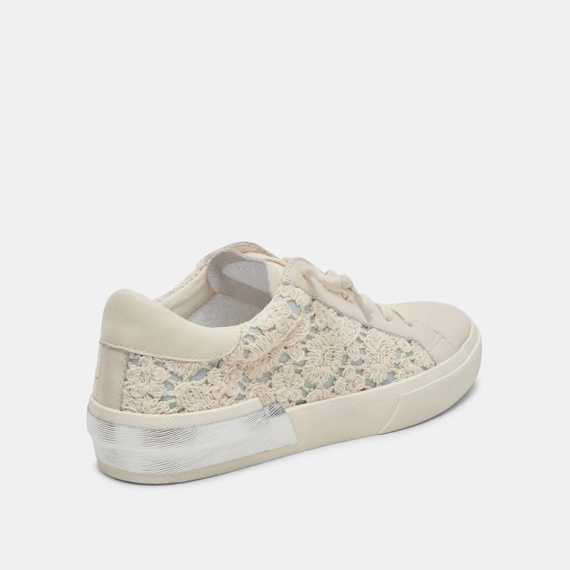 ZINA SNEAKERS CREAM BLUE LACE