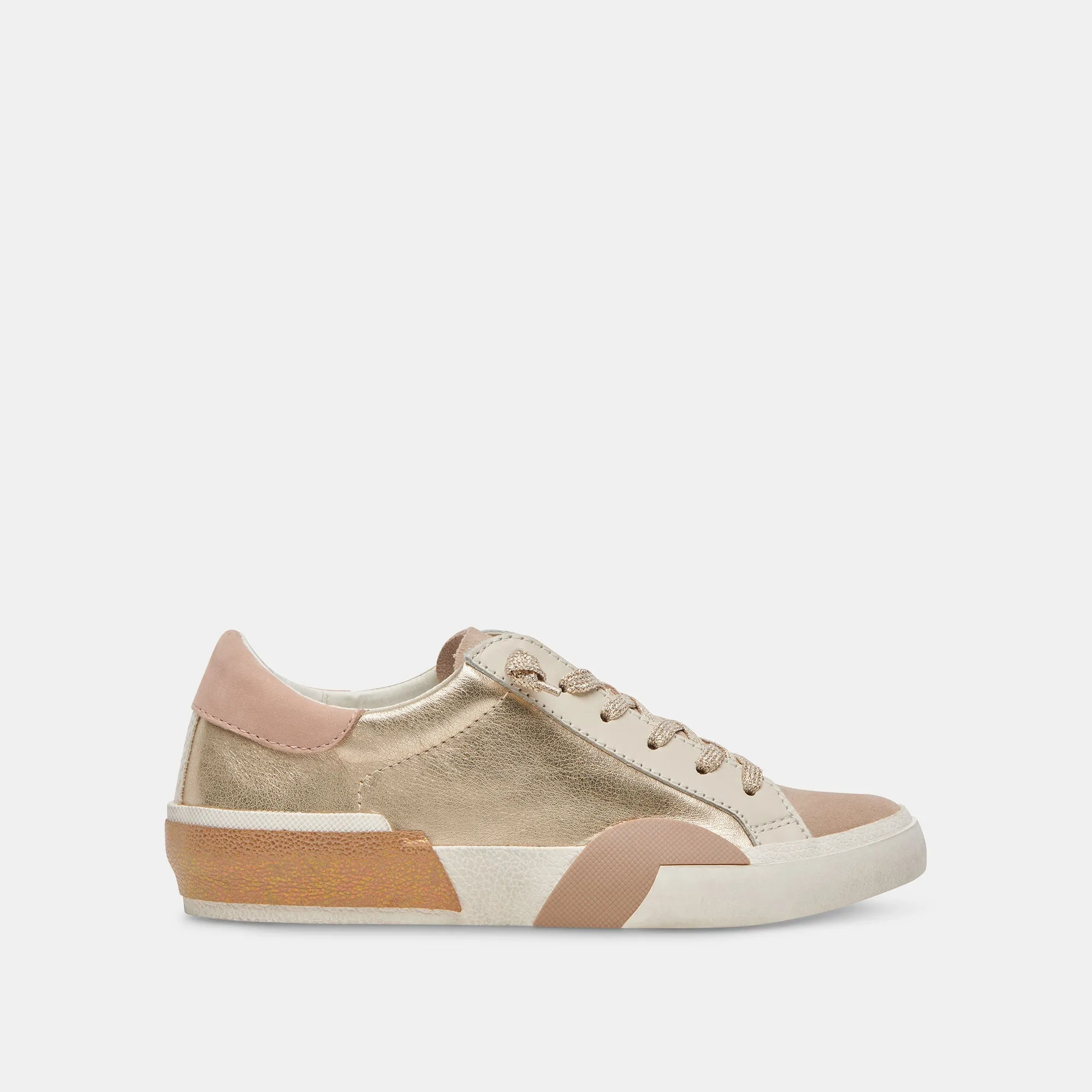 ZINA SNEAKERS GOLD LEATHER